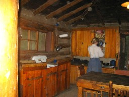 Kitchen at the Hunting Lodge